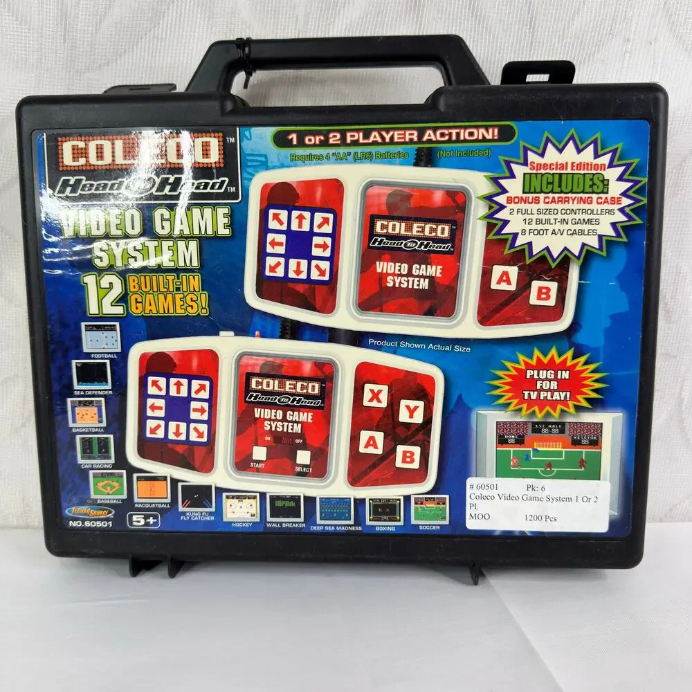 Coleco Head to Head Video Game System 12 Built in Games Techno‎ Source 2005 NOS